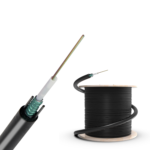 Outdoor GYXTW  Single Mode Armoured 4/6/8/12 Core Fiber Optic Cable