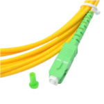 SC/APC Simplex Singlemode 3.0mm Low Insertion Loss Patch Cord Sc-Sc Optic Patch Cord Fiber Optic Patch Cord Manufacturing