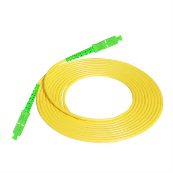 SC/APC Simplex Singlemode 3.0mm Low Insertion Loss Patch Cord Sc-Sc Optic Patch Cord Fiber Optic Patch Cord Manufacturing