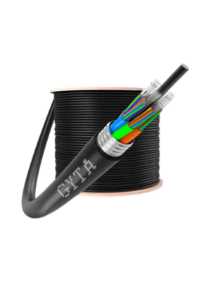 Outdoor GYTA Fiber Optic Cable 4/6/8/12/24/48/72/96/144/288 Core Underground Duct Aerial Steel Armored Loose Tube PE Single Jacket SM G652D