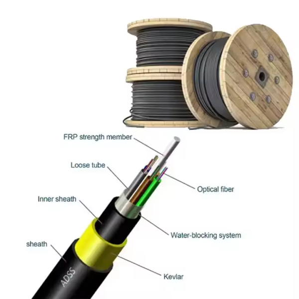 Outdoor GYTA Fiber Optic Cable 4/6/8/12/24/48/72/96/144/288 Core Underground Duct Aerial Steel Armored Loose Tube PE Single Jacket SM G652D