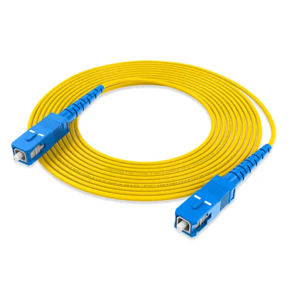 SM 9/125 G652D SC To SC UPC 3.0mm Fiber Optic Patch Cord