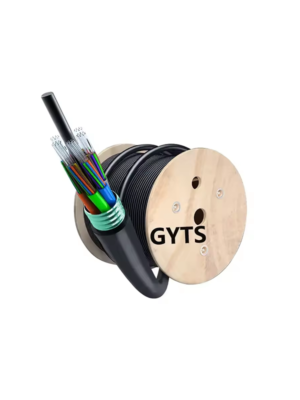 Outdoor GYTS Fiber Optic Cable 4/6/8/12/24/48/72/96/144/288 Core Underground Duct Aerial Steel Armored Loose Tube PE Single Jacket SM G652D